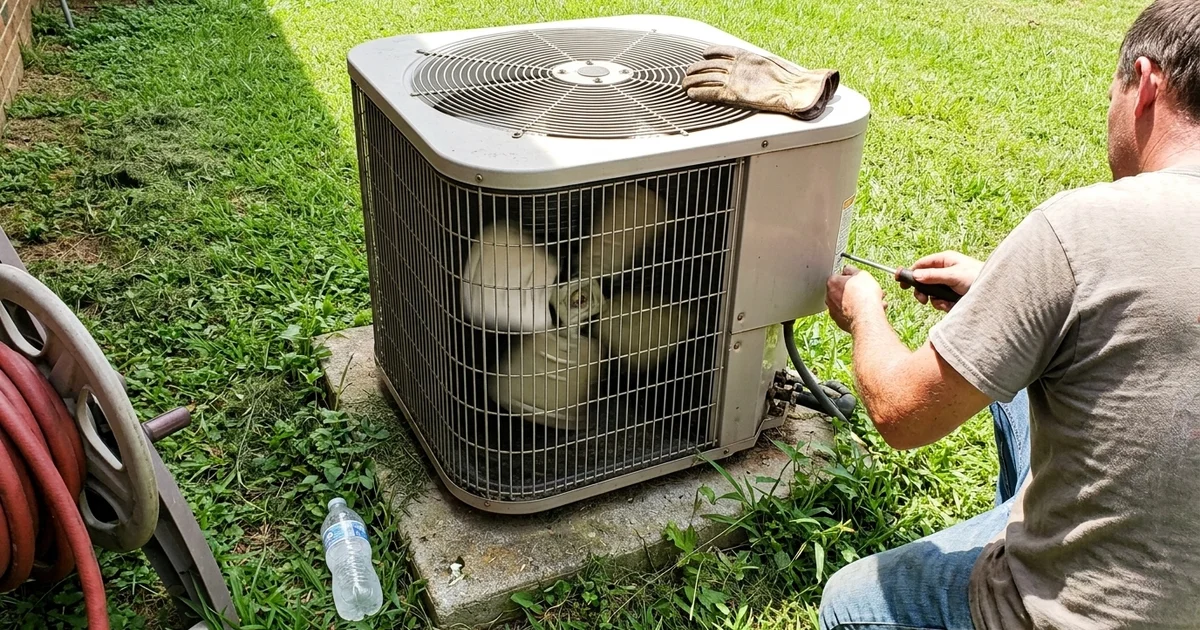 Outdoor AC unit starting up again shortly after shutting off